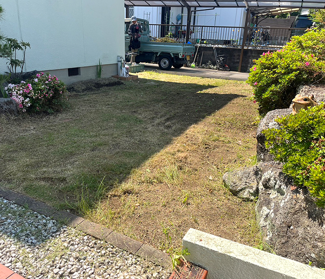 神戸市西区K様邸・外構工事施工前