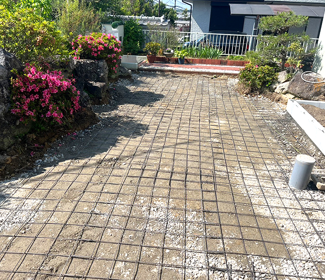 神戸市西区K様邸・基礎コンクリート打設前