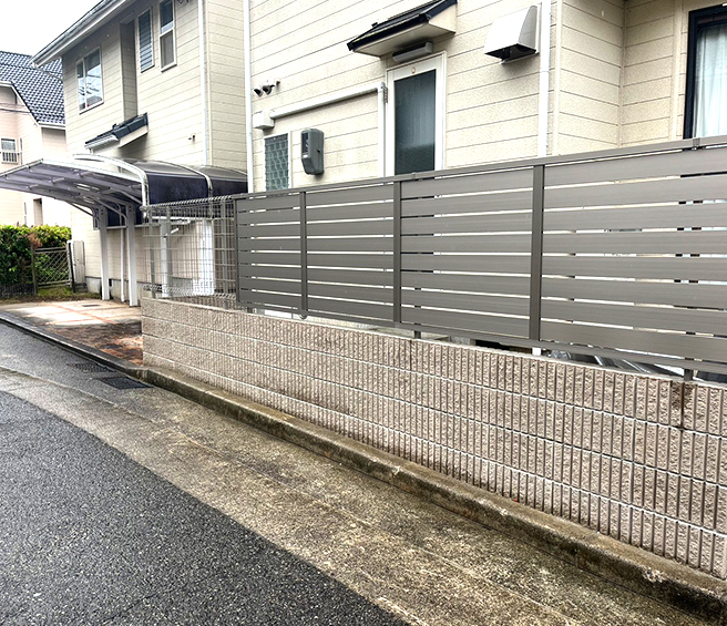 神戸市西区N様邸・外構工事施工後