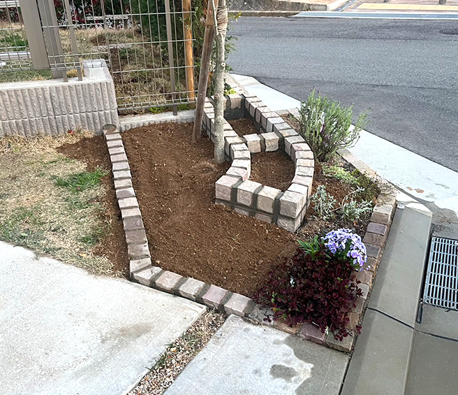 神戸市北区M様邸・外構工事施工後