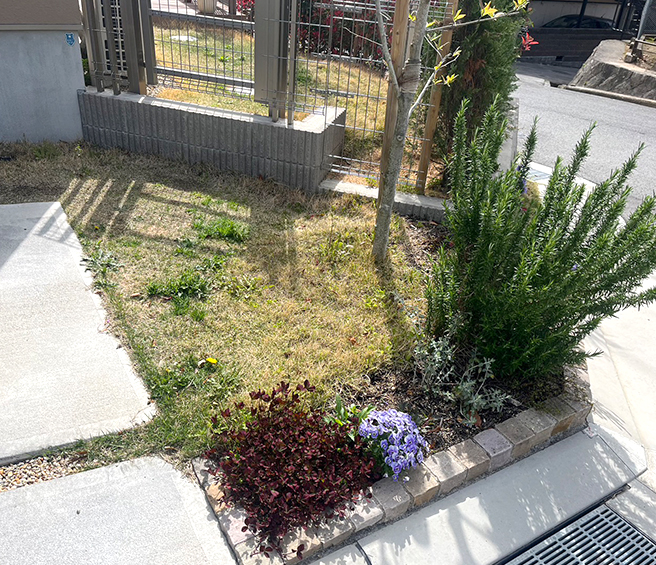 神戸市北区M様邸・外構工事施工前